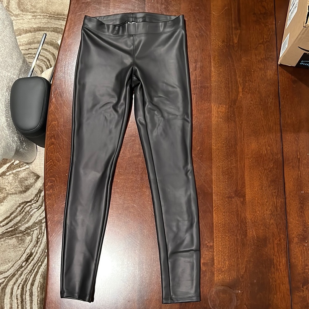 Size Small Express Black Leather Leggings